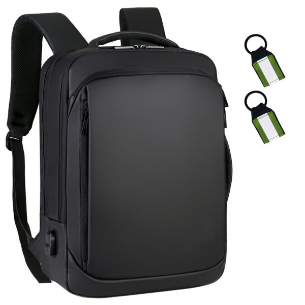 ANJINU Laptop Backpack, Business Slim Durable Travel Backpacks with USB Charging Port, College Computer Bag Gifts for Men and Women Fits Notebook