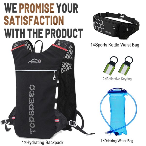 ANJINU Sling Bag Lightweight Crossbody Sling Backpack for Women Men Large Shoulder Chest Bag Daypack for Hiking Traveling - 图片 2