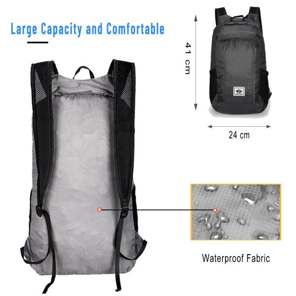 ANJINU 60L Hiking Backpack Men Camping Backpack With Rain Cover - 图片 6