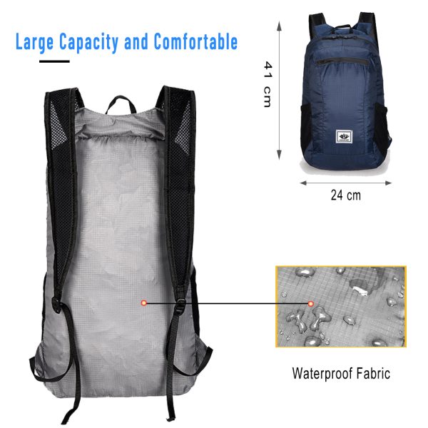 ANJINU 60L Hiking Backpack Men Camping Backpack With Rain Cover - 图片 7