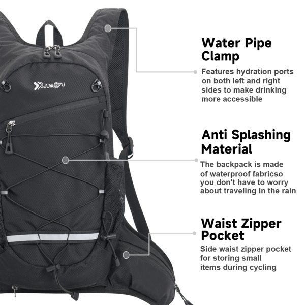 ANJINU Sling Bag Lightweight Crossbody Sling Backpack for Women Men Large Shoulder Chest Bag Daypack for Hiking Traveling - 图片 6