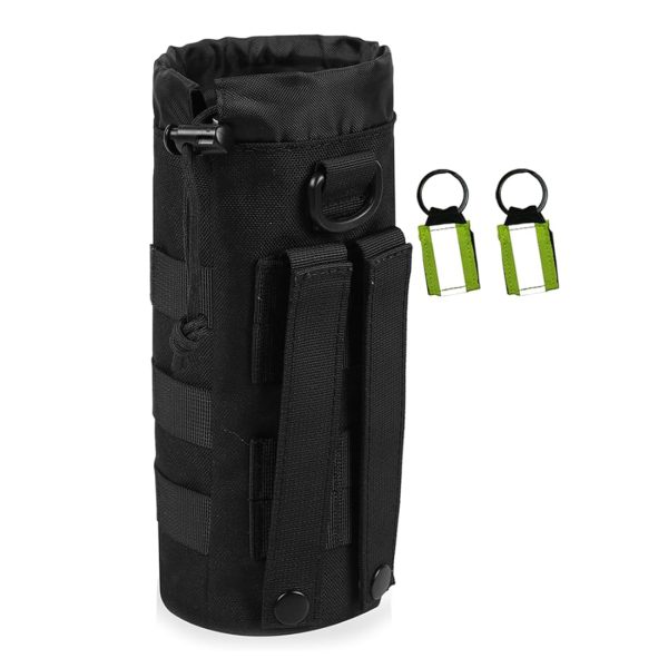ANJINU Molle Water Bottle Holder, Water Molle Attachments, Molle Water Bottle Pouch, Tactical Backpack Attachment Pouches